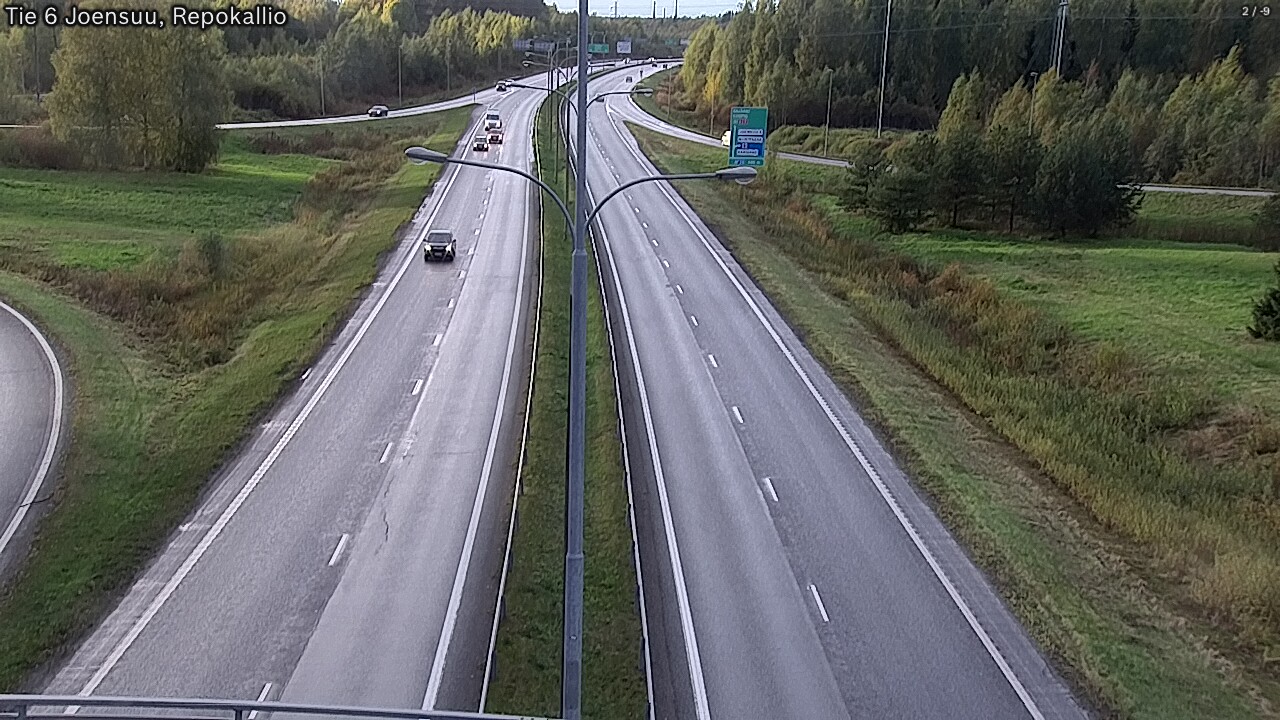 Kelikamerat Kuva Tie 6 Joensuu, Repokallio, Joensuu, Pohjois-Karjala