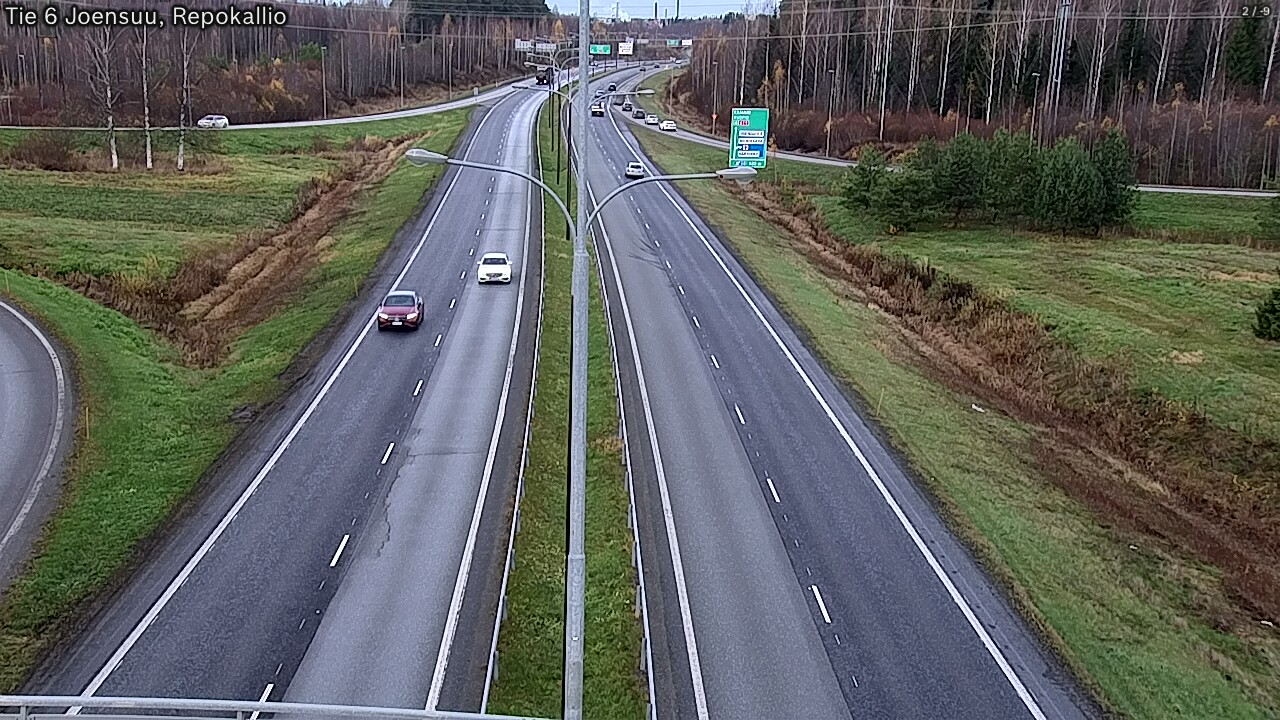 Kelikamerat Kuva Tie 6 Joensuu, Repokallio, Joensuu, Pohjois-Karjala