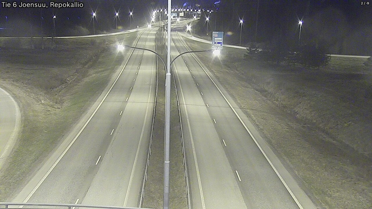 Weather Camera Image Väg 6 Joensuu, Repokallio, Joensuu, Pohjois-Karjala