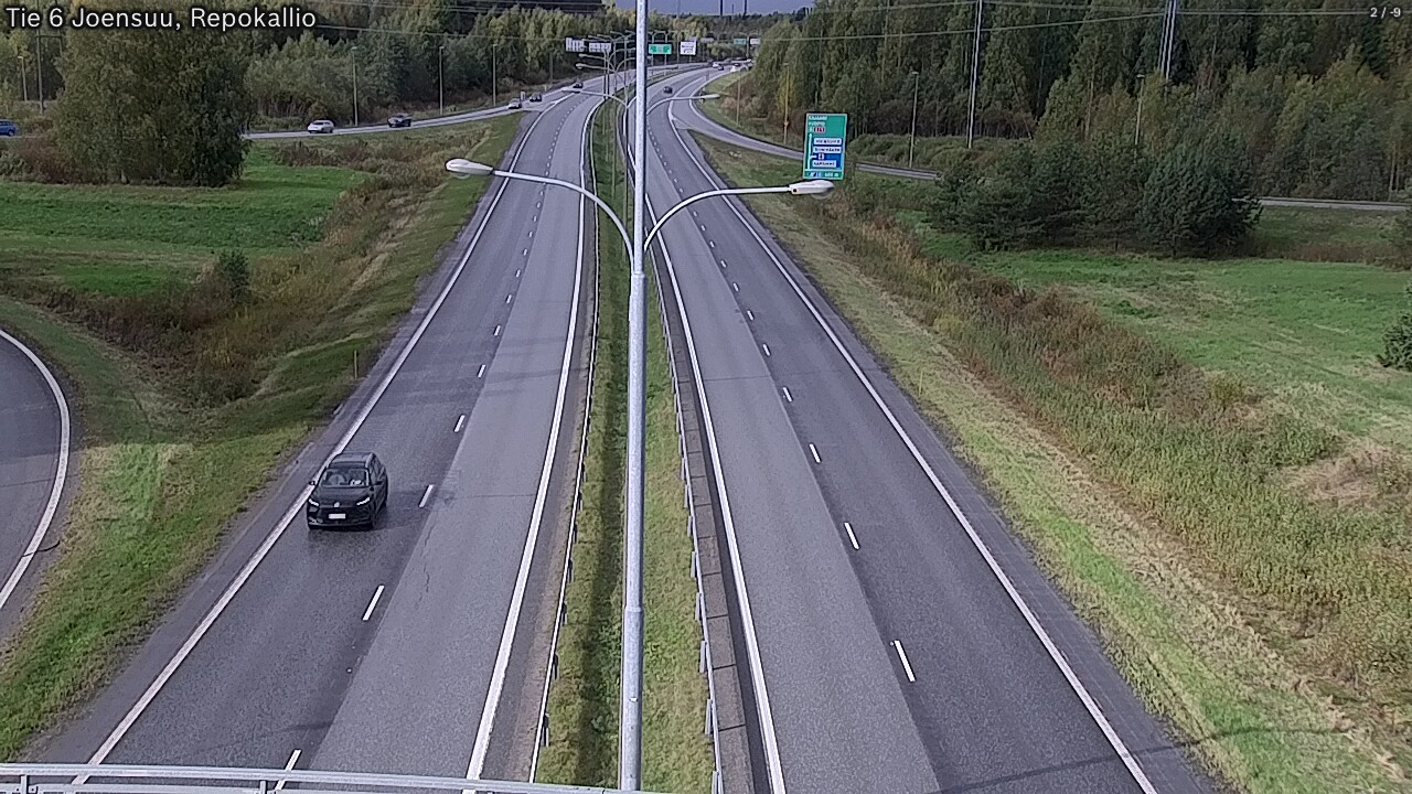 Kelikamerat Kuva Tie 6 Joensuu, Repokallio, Joensuu, Pohjois-Karjala