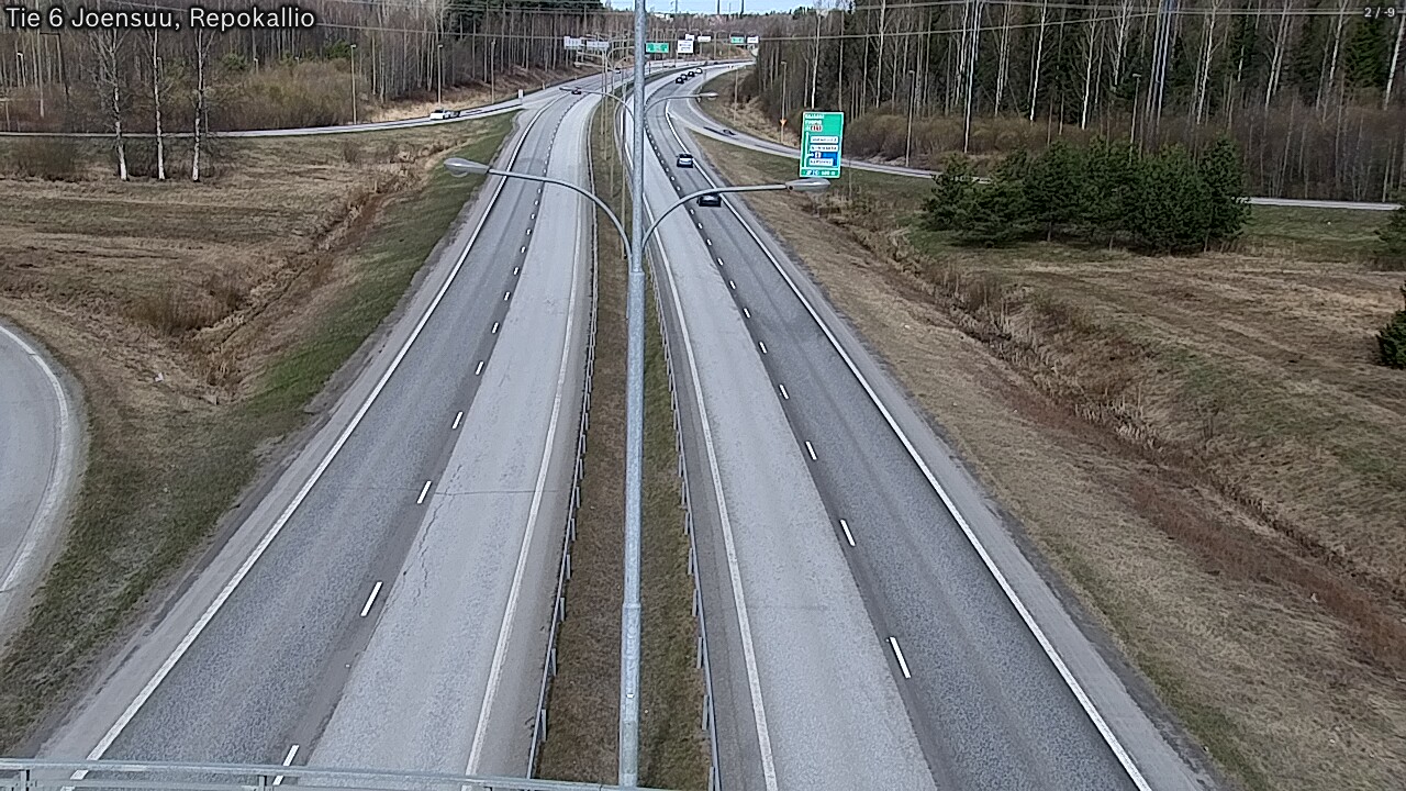 Kelikamerat Kuva Tie 6 Joensuu, Repokallio, Joensuu, Pohjois-Karjala