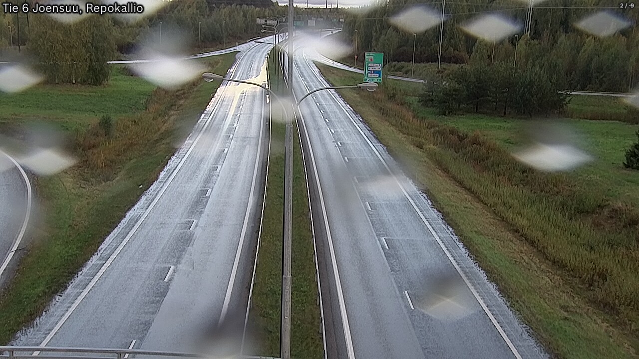 Weather Camera Image Road 6 Joensuu, Repokallio, Joensuu, Pohjois-Karjala