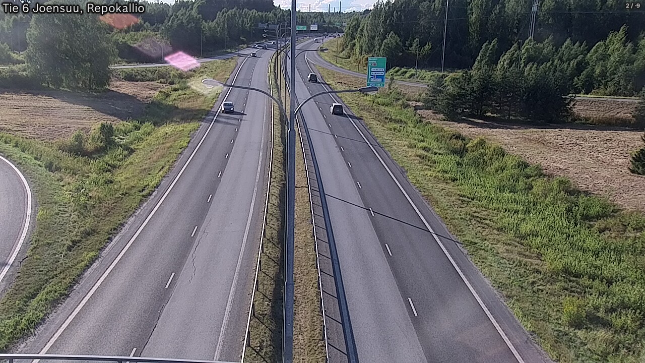 Kelikamerat Kuva Tie 6 Joensuu, Repokallio, Joensuu, Pohjois-Karjala