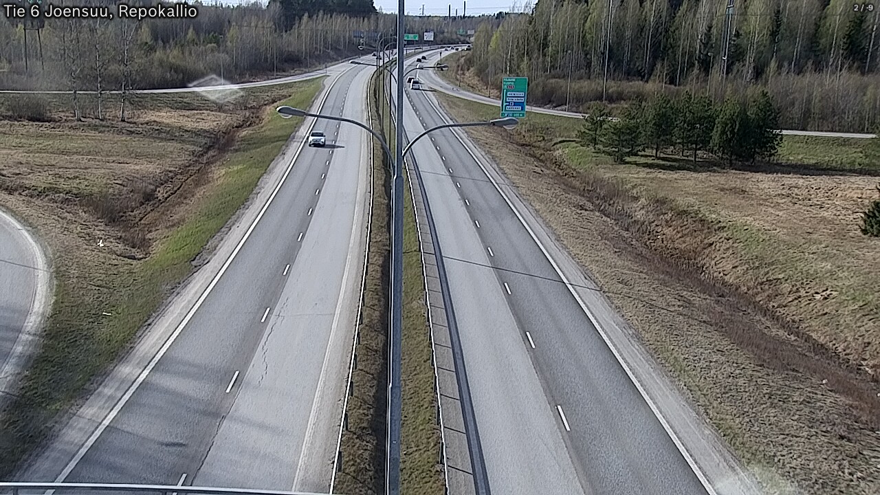 Kelikamerat Kuva Tie 6 Joensuu, Repokallio, Joensuu, Pohjois-Karjala