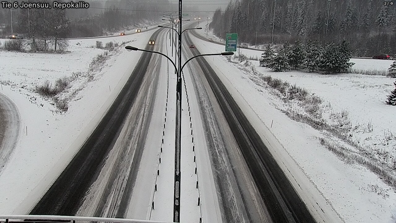 Kelikamerat Kuva Tie 6 Joensuu, Repokallio, Joensuu, Pohjois-Karjala