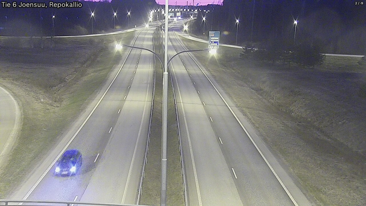 Kelikamerat Kuva Tie 6 Joensuu, Repokallio, Joensuu, Pohjois-Karjala