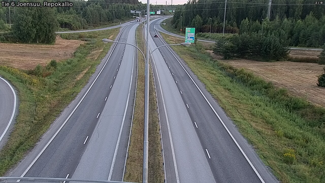 Kelikamerat Kuva Tie 6 Joensuu, Repokallio, Joensuu, Pohjois-Karjala