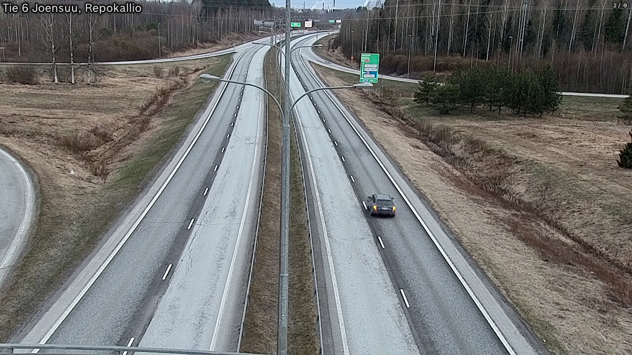 Kelikamerat Kuva Tie 6 Joensuu, Repokallio, Joensuu, Pohjois-Karjala