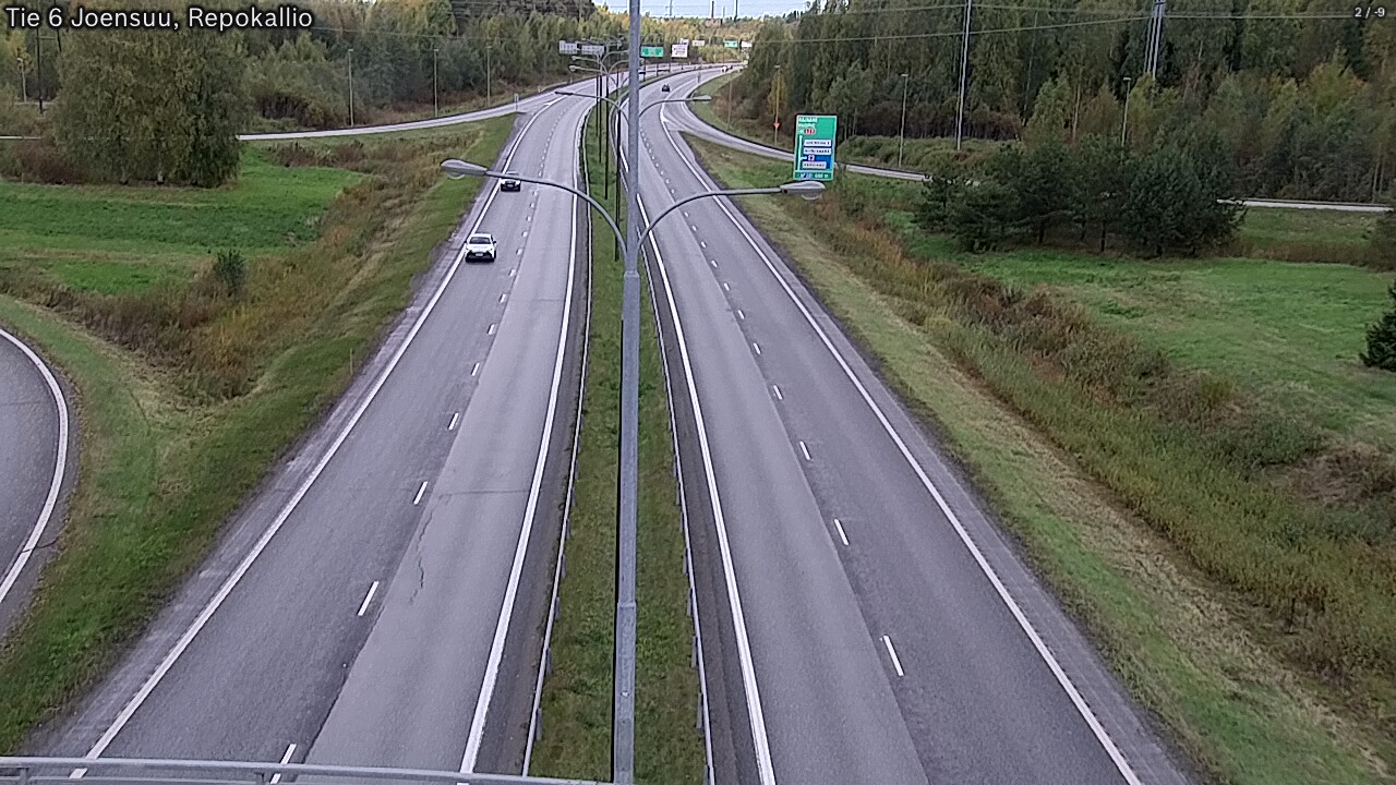 Weather Camera Image Road 6 Joensuu, Repokallio, Joensuu, Pohjois-Karjala