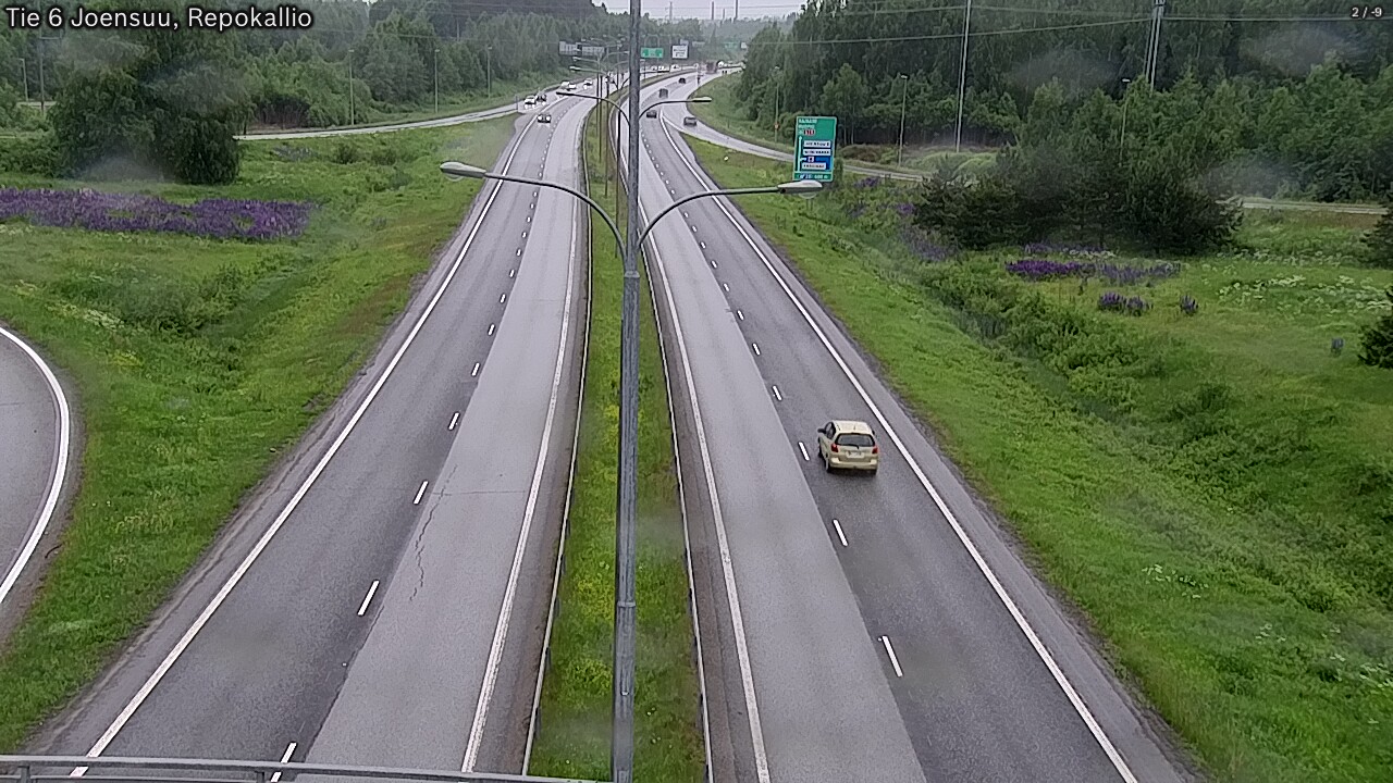 Kelikamerat Kuva Tie 6 Joensuu, Repokallio, Joensuu, Pohjois-Karjala