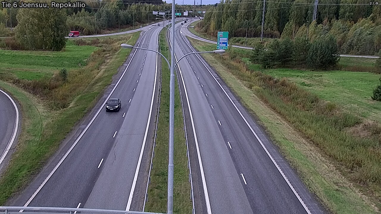 Kelikamerat Kuva Tie 6 Joensuu, Repokallio, Joensuu, Pohjois-Karjala
