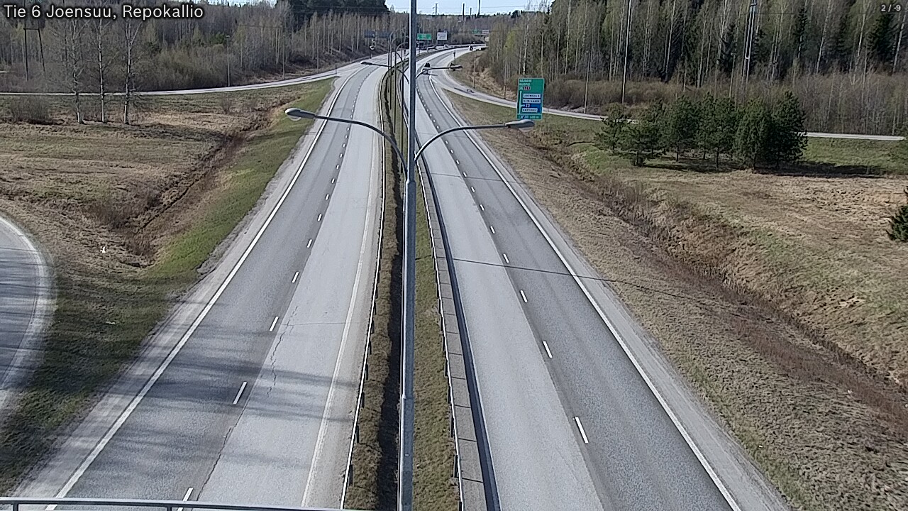 Kelikamerat Kuva Tie 6 Joensuu, Repokallio, Joensuu, Pohjois-Karjala