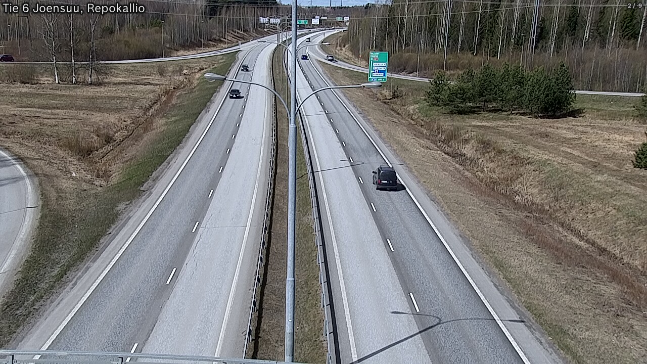 Kelikamerat Kuva Tie 6 Joensuu, Repokallio, Joensuu, Pohjois-Karjala
