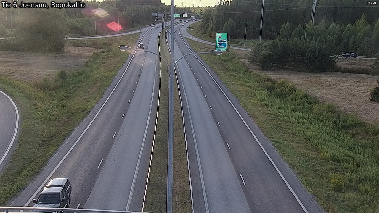 Kelikamerat Kuva Tie 6 Joensuu, Repokallio, Joensuu, Pohjois-Karjala