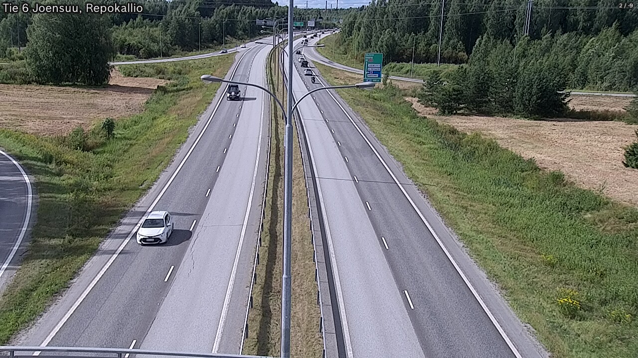 Kelikamerat Kuva Tie 6 Joensuu, Repokallio, Joensuu, Pohjois-Karjala