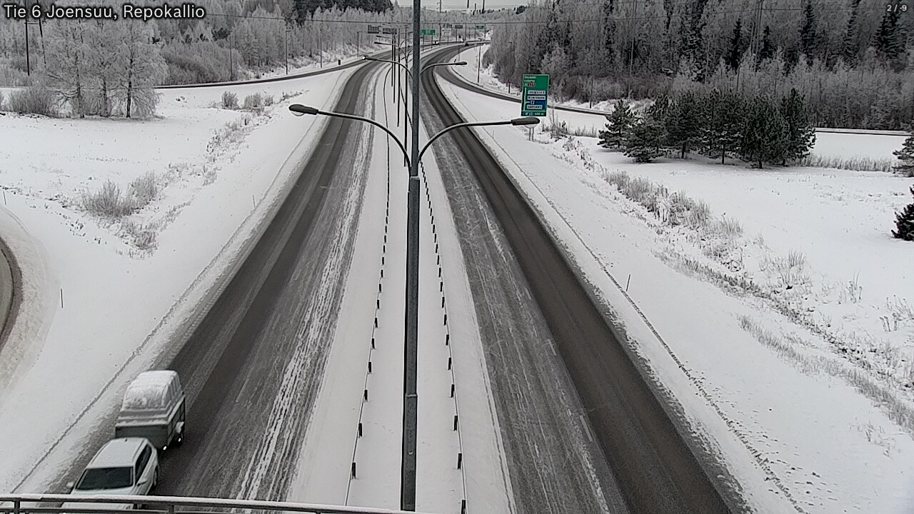 Weather Camera Image Road 6 Joensuu, Repokallio, Joensuu, Pohjois-Karjala