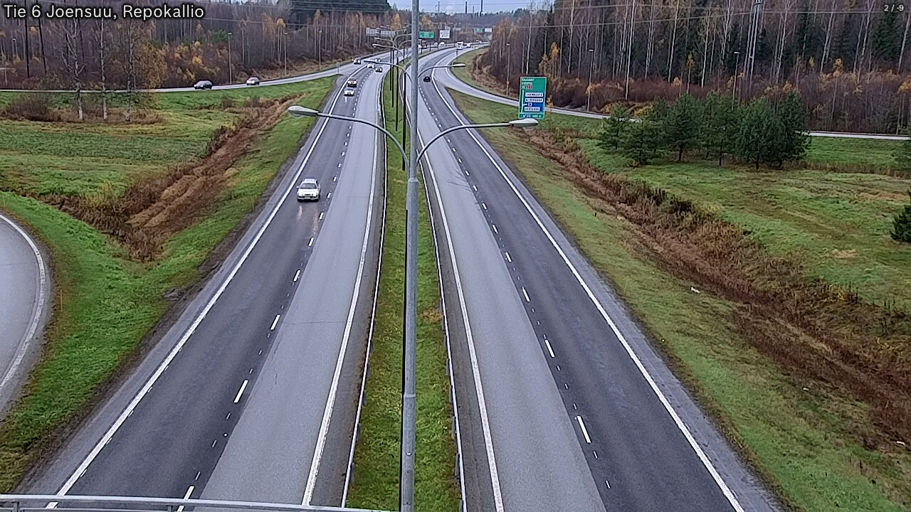 Kelikamerat Kuva Tie 6 Joensuu, Repokallio, Joensuu, Pohjois-Karjala
