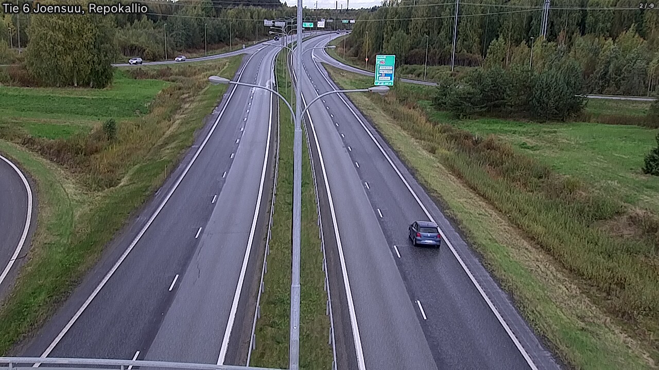 Kelikamerat Kuva Tie 6 Joensuu, Repokallio, Joensuu, Pohjois-Karjala