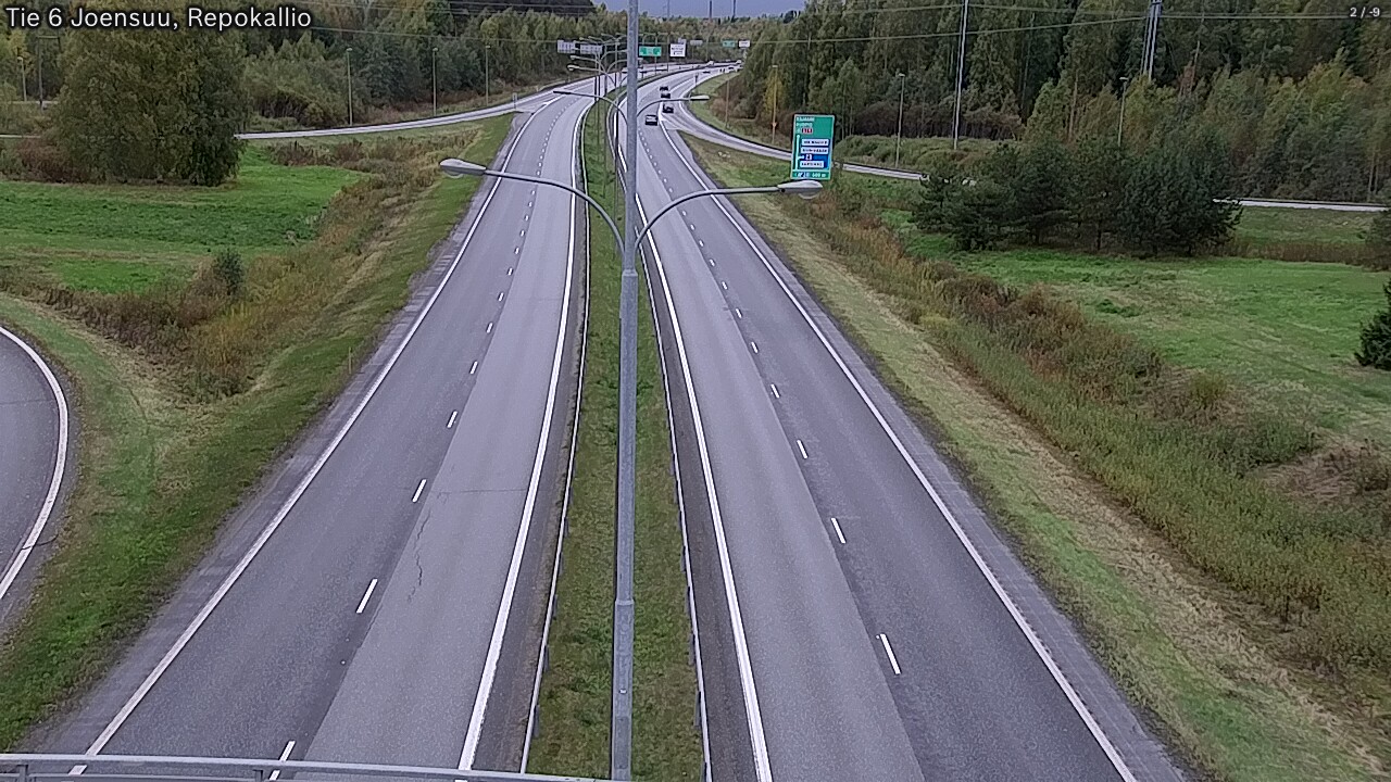 Kelikamerat Kuva Tie 6 Joensuu, Repokallio, Joensuu, Pohjois-Karjala
