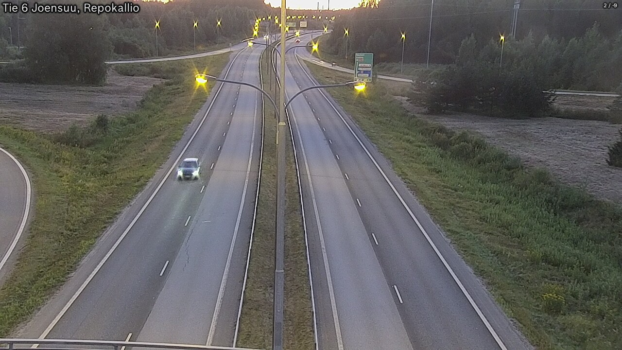 Kelikamerat Kuva Tie 6 Joensuu, Repokallio, Joensuu, Pohjois-Karjala