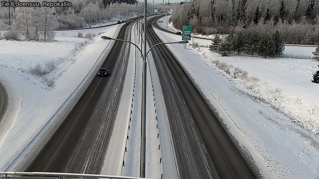 Weather Camera Image Väg 6 Joensuu, Repokallio, Joensuu, Pohjois-Karjala