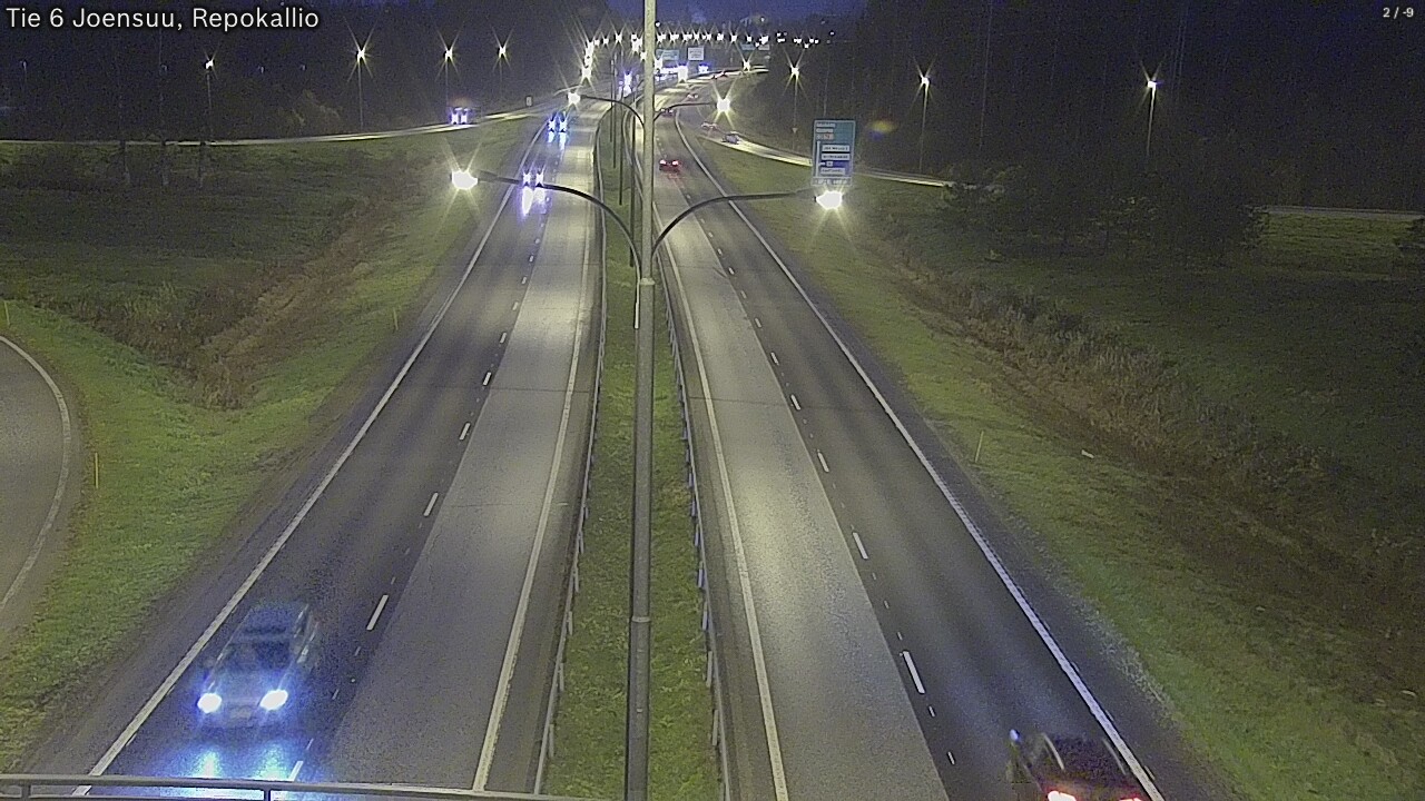 Kelikamerat Kuva Tie 6 Joensuu, Repokallio, Joensuu, Pohjois-Karjala