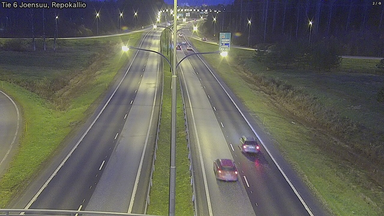 Kelikamerat Kuva Tie 6 Joensuu, Repokallio, Joensuu, Pohjois-Karjala