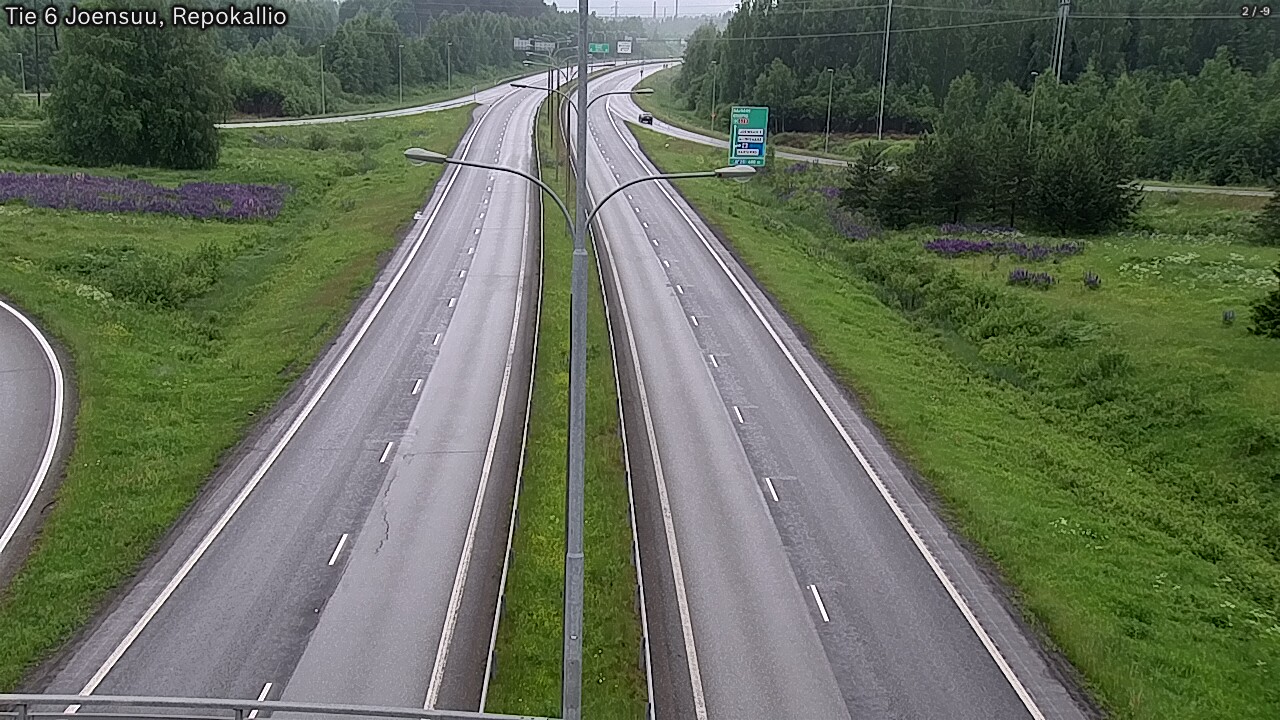 Kelikamerat Kuva Tie 6 Joensuu, Repokallio, Joensuu, Pohjois-Karjala