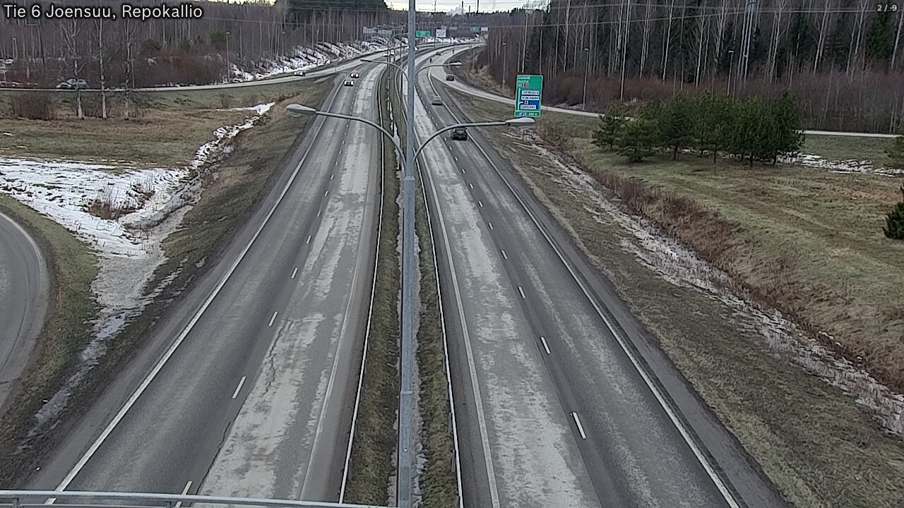 Kelikamerat Kuva Tie 6 Joensuu, Repokallio, Joensuu, Pohjois-Karjala