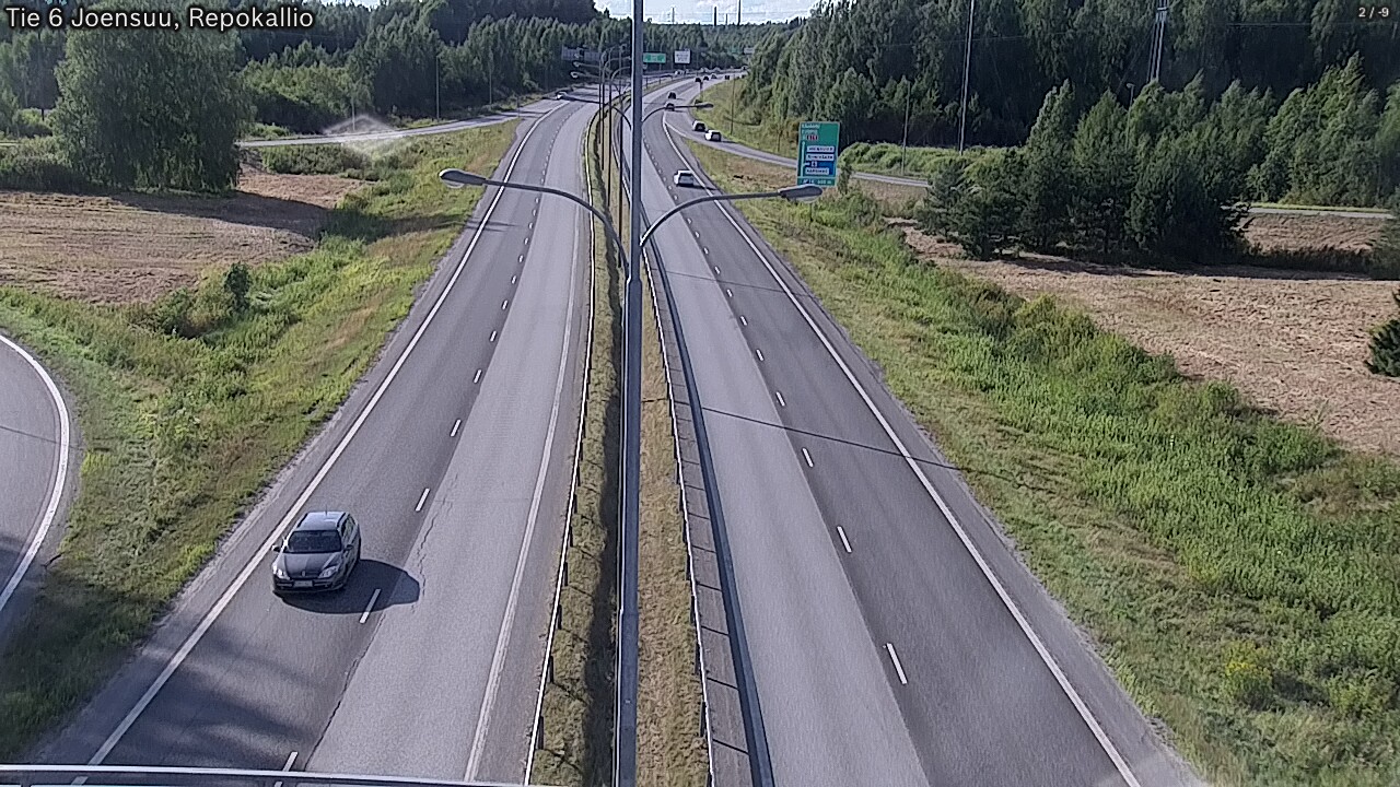 Kelikamerat Kuva Tie 6 Joensuu, Repokallio, Joensuu, Pohjois-Karjala