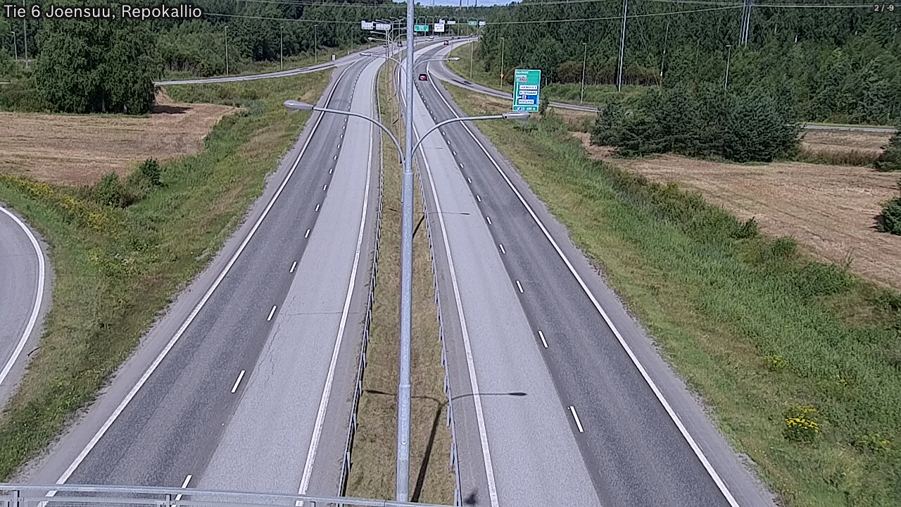 Kelikamerat Kuva Tie 6 Joensuu, Repokallio, Joensuu, Pohjois-Karjala