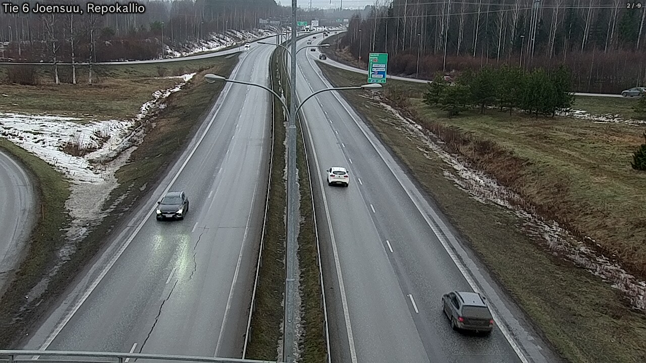 Kelikamerat Kuva Tie 6 Joensuu, Repokallio, Joensuu, Pohjois-Karjala