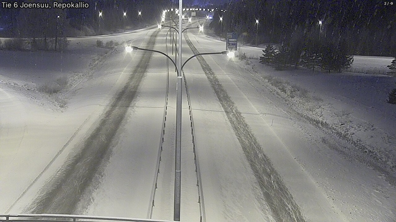 Kelikamerat Kuva Tie 6 Joensuu, Repokallio, Joensuu, Pohjois-Karjala