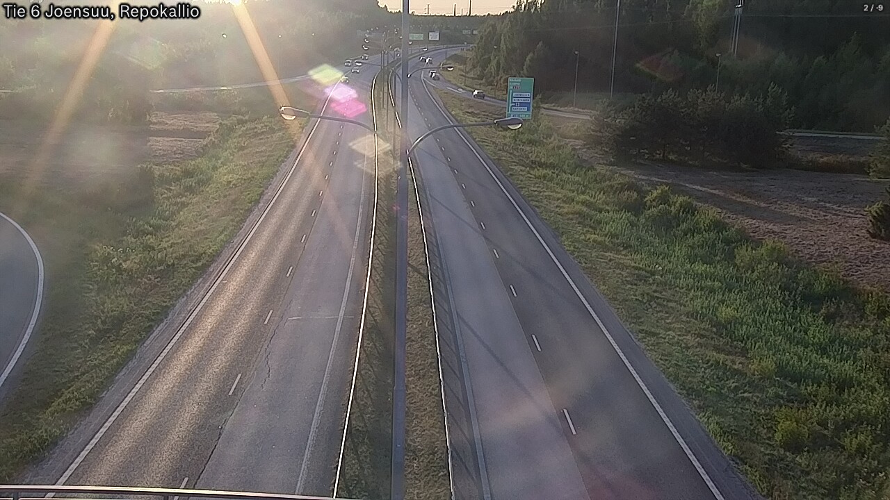 Kelikamerat Kuva Tie 6 Joensuu, Repokallio, Joensuu, Pohjois-Karjala