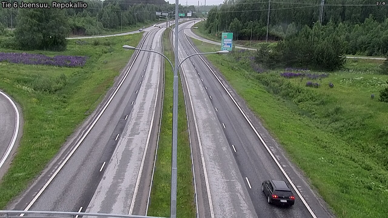 Kelikamerat Kuva Tie 6 Joensuu, Repokallio, Joensuu, Pohjois-Karjala