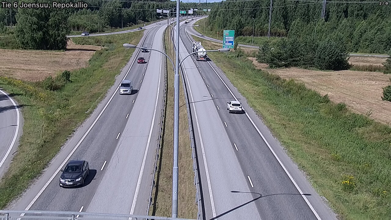 Kelikamerat Kuva Tie 6 Joensuu, Repokallio, Joensuu, Pohjois-Karjala