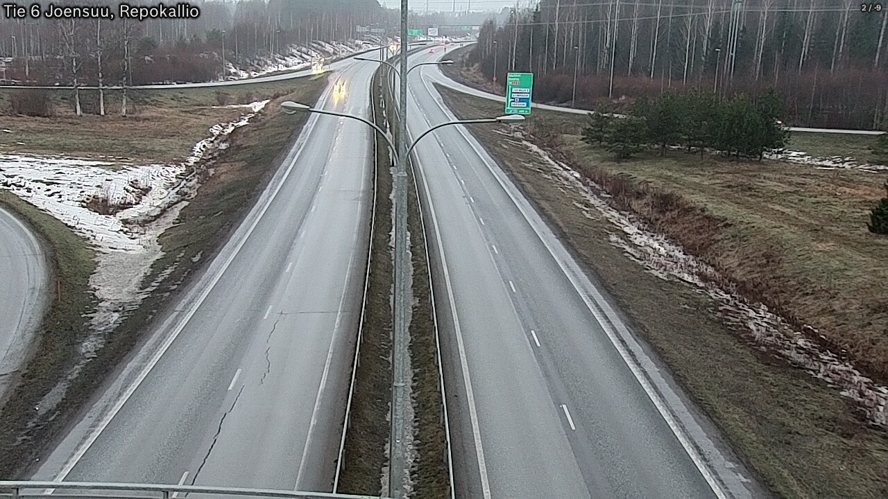 Kelikamerat Kuva Tie 6 Joensuu, Repokallio, Joensuu, Pohjois-Karjala