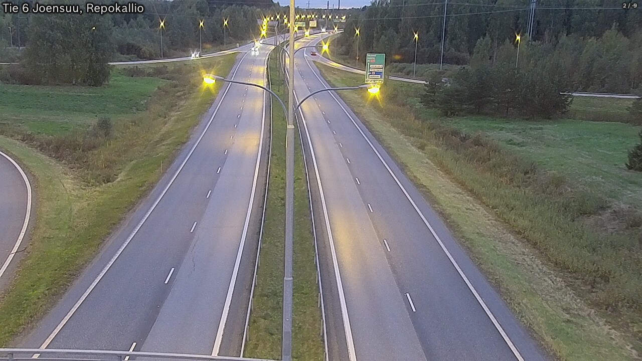 Kelikamerat Kuva Tie 6 Joensuu, Repokallio, Joensuu, Pohjois-Karjala