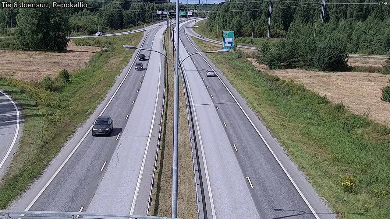 Kelikamerat Kuva Tie 6 Joensuu, Repokallio, Joensuu, Pohjois-Karjala