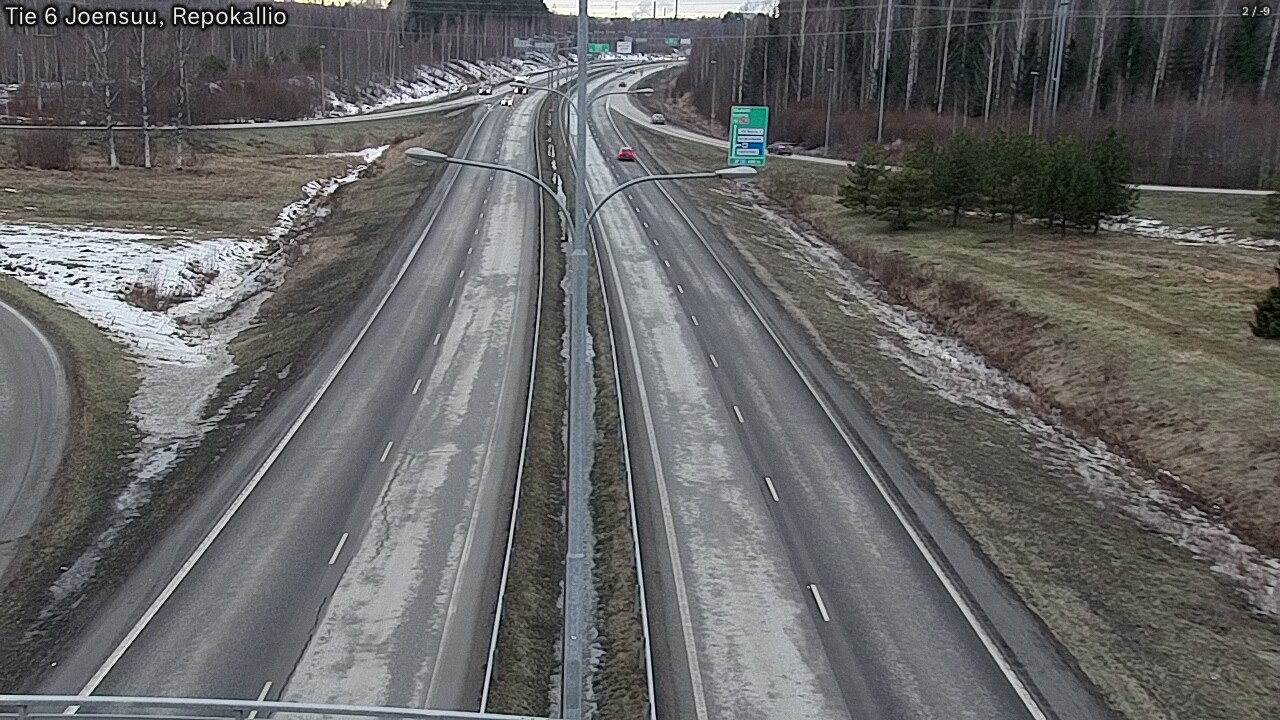 Kelikamerat Kuva Tie 6 Joensuu, Repokallio, Joensuu, Pohjois-Karjala