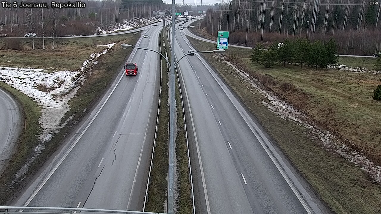 Kelikamerat Kuva Tie 6 Joensuu, Repokallio, Joensuu, Pohjois-Karjala