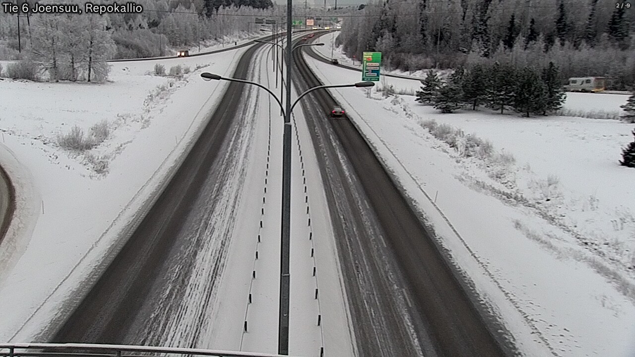 Kelikamerat Kuva Tie 6 Joensuu, Repokallio, Joensuu, Pohjois-Karjala