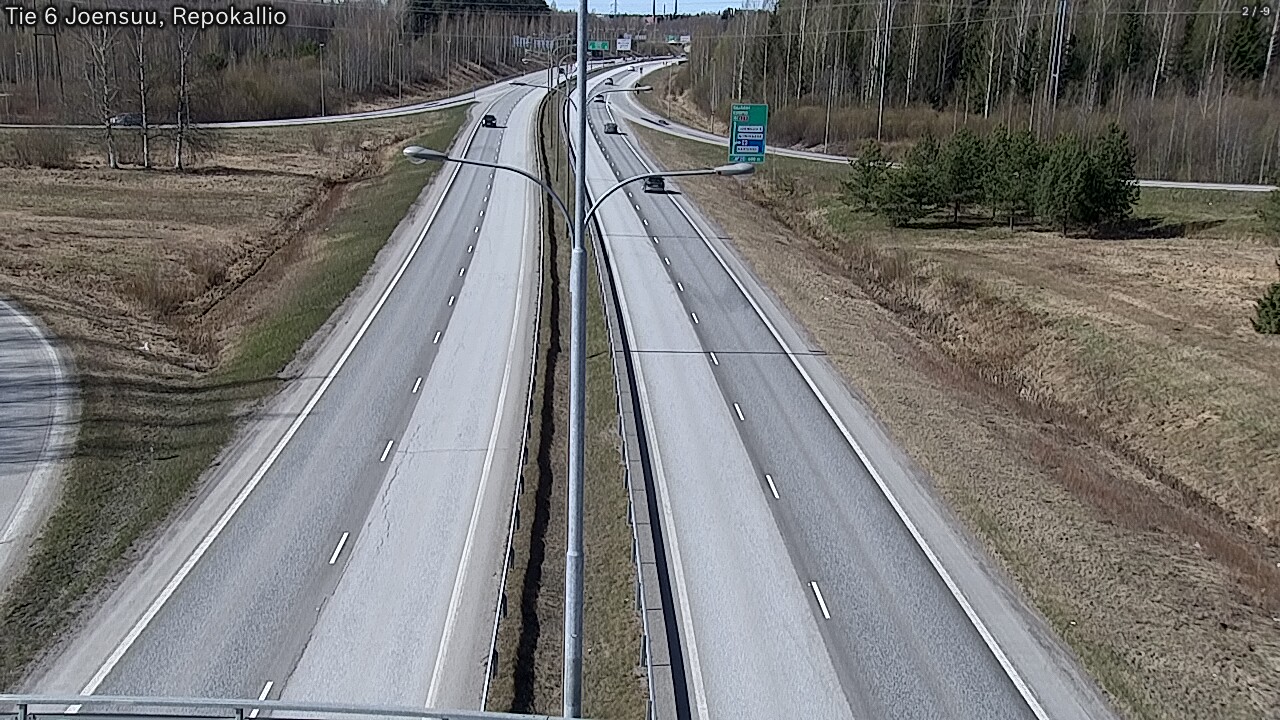 Kelikamerat Kuva Tie 6 Joensuu, Repokallio, Joensuu, Pohjois-Karjala