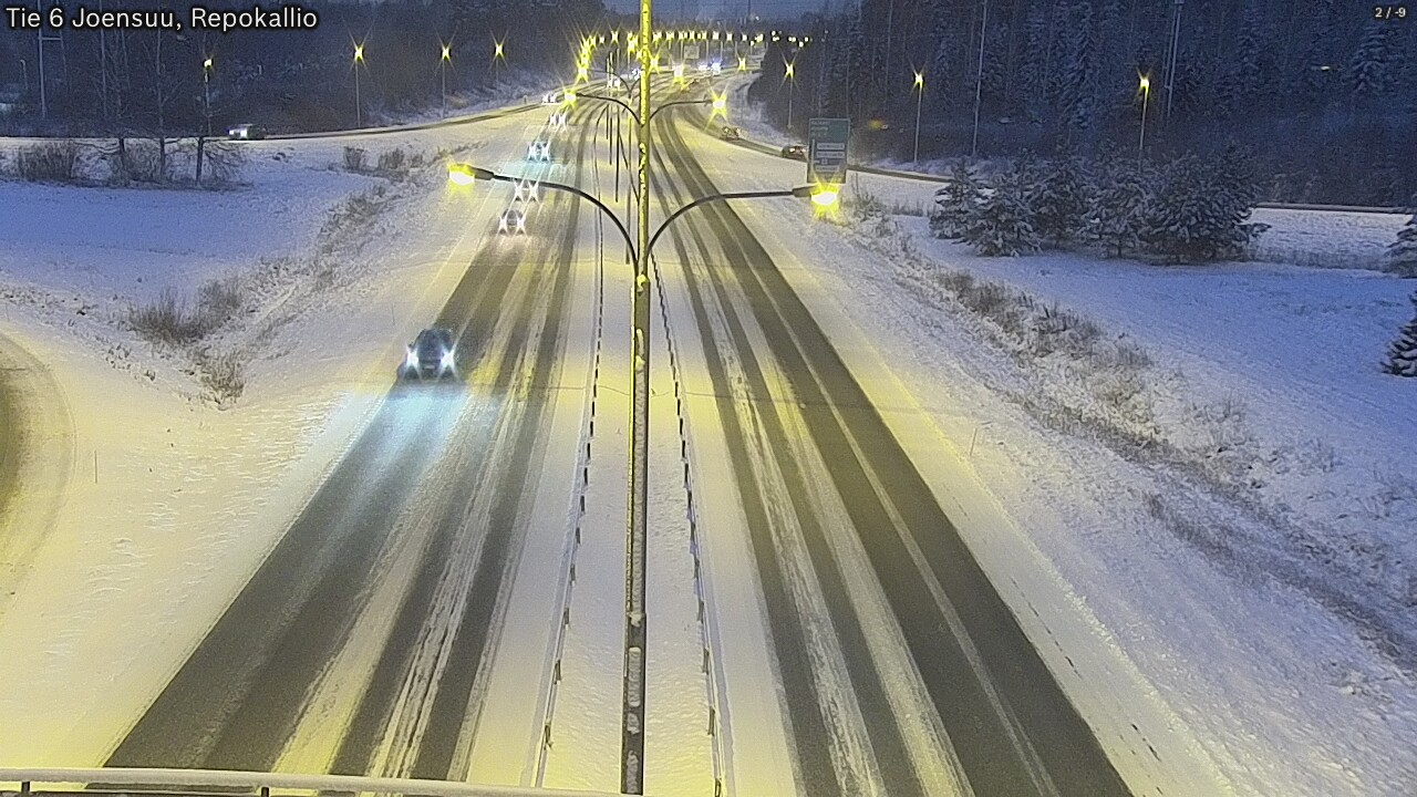 Kelikamerat Kuva Tie 6 Joensuu, Repokallio, Joensuu, Pohjois-Karjala