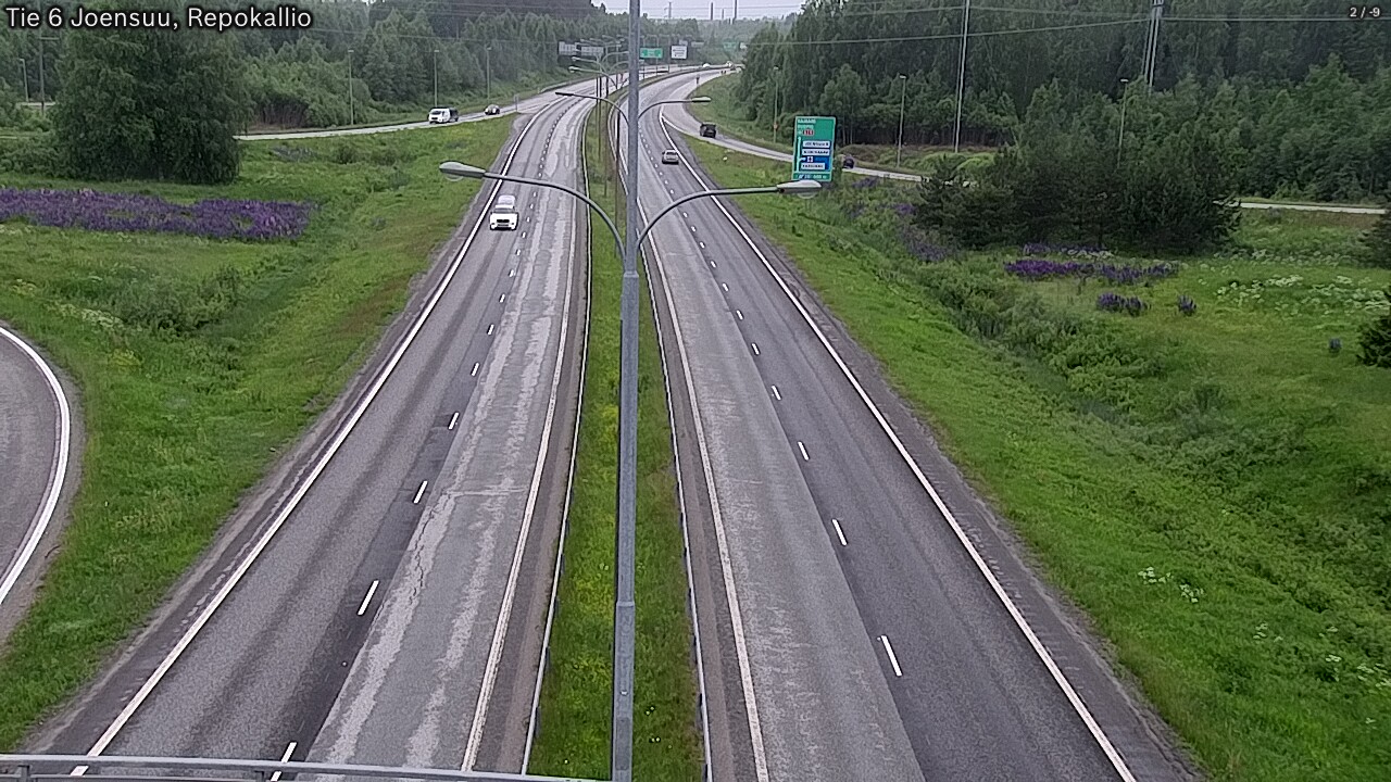 Kelikamerat Kuva Tie 6 Joensuu, Repokallio, Joensuu, Pohjois-Karjala