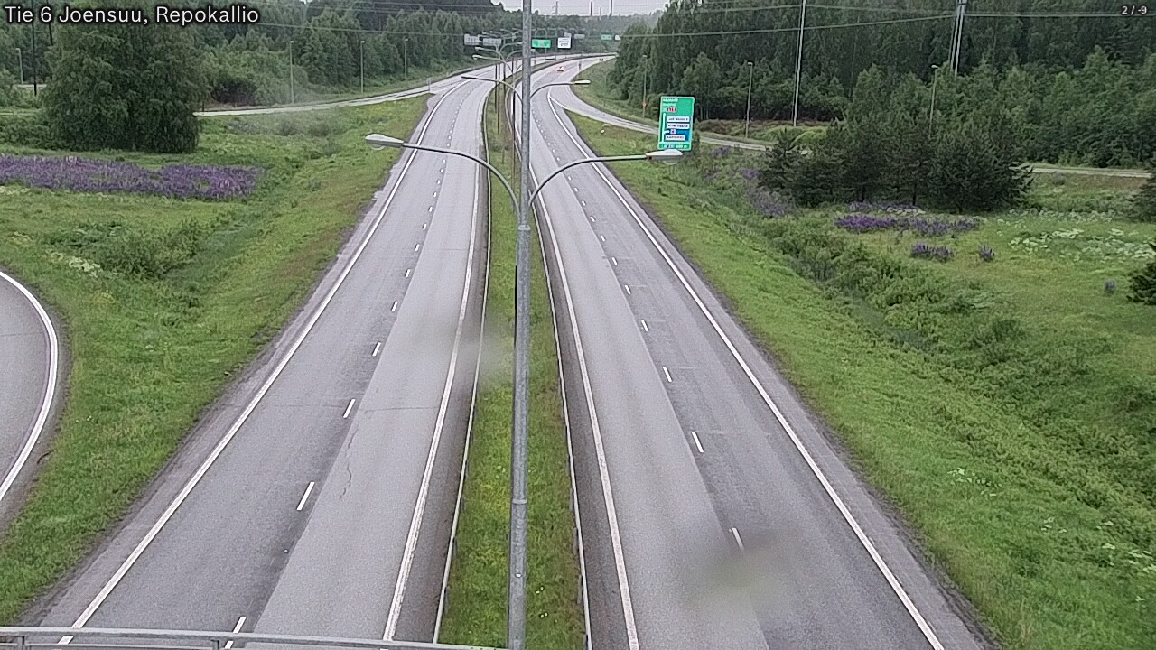 Kelikamerat Kuva Tie 6 Joensuu, Repokallio, Joensuu, Pohjois-Karjala