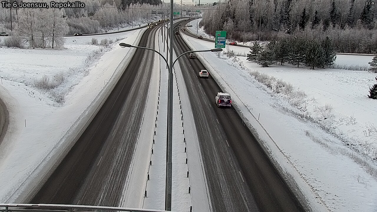 Weather Camera Image Väg 6 Joensuu, Repokallio, Joensuu, Pohjois-Karjala