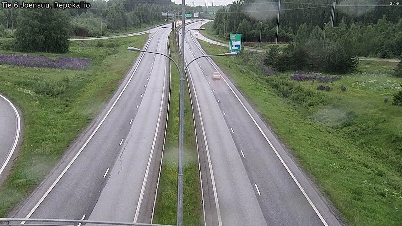 Kelikamerat Kuva Tie 6 Joensuu, Repokallio, Joensuu, Pohjois-Karjala