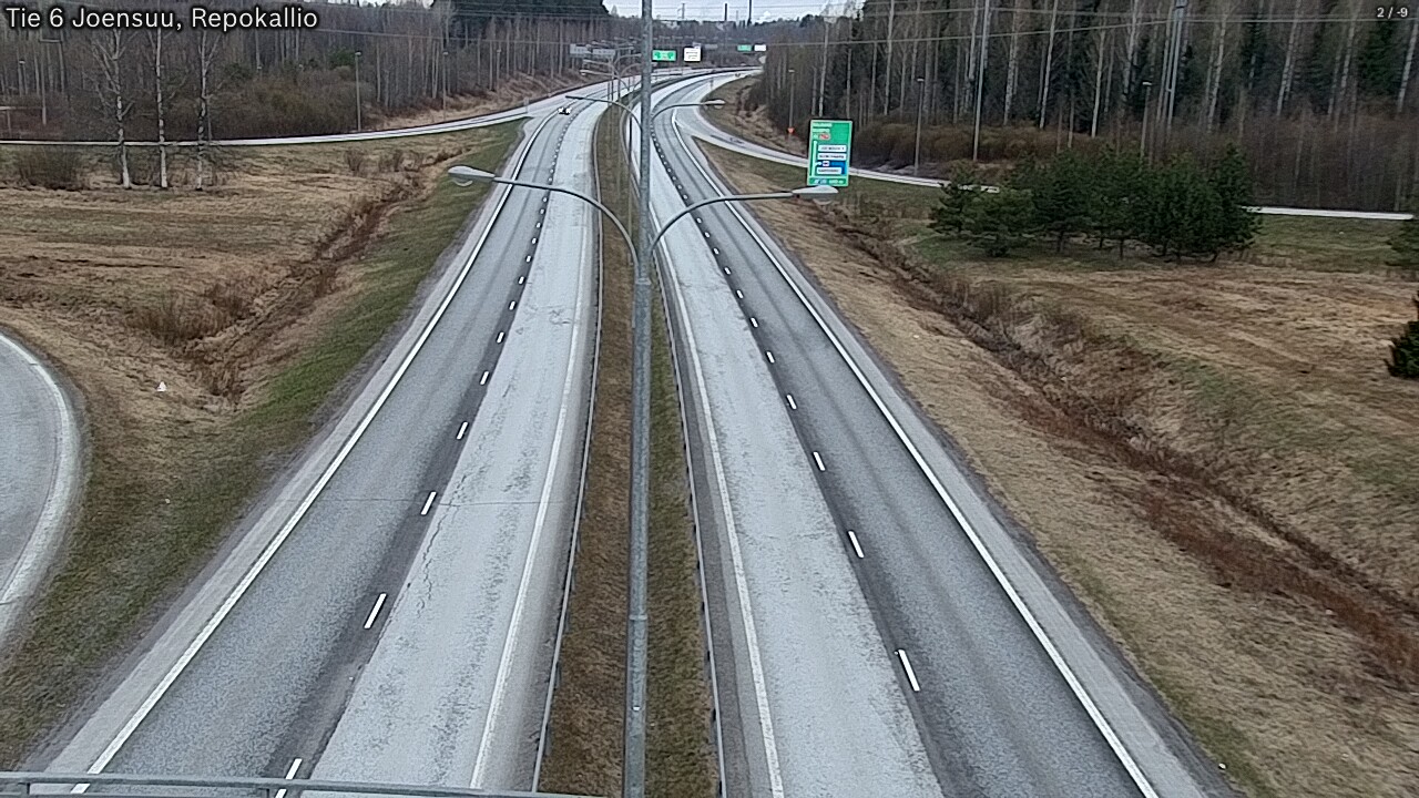 Kelikamerat Kuva Tie 6 Joensuu, Repokallio, Joensuu, Pohjois-Karjala