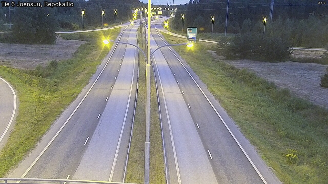 Kelikamerat Kuva Tie 6 Joensuu, Repokallio, Joensuu, Pohjois-Karjala